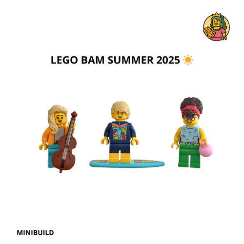 Lego minifigures bam summer - minifigures,