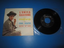 MILVA-L'UNICA RAGIONE/COME SEMPRE 7"-CETRA SP 1206 EX/NM 1963 ITALIA