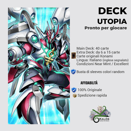 Yugioh mazzo deck utopia da - deck,