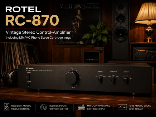Rotel 870 rare - rc-870, 🌈rare🌈