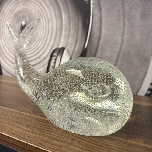 Rara scultura balena vetro - balena, in