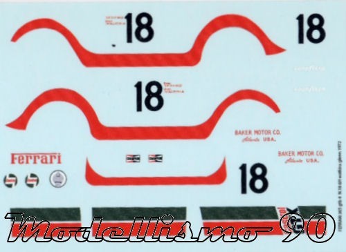 Decal ferrari 365 - 365, gtb/4