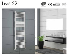 SCALDASALVIETTE TERMOARREDO BAGNO CORDIVARI LISA 22 BIANCO  E ACCESSORI ORIGINAL