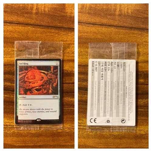 Mtg sealed sol ring - ring, foil