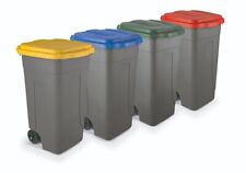 Set 4 bidoni bicolor a due