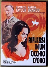 Riflessi in un Occhio D'Oro DVD 1967 Sinister Film John Huston Marlon Brando