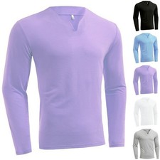 T-shirt uomo scollo a V