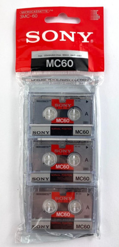 Microcassette sony 3 - mc,