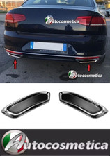 Cover adesive placche marmitte acciaio paraurti  per VW Passat B8 SD , SW  14-19