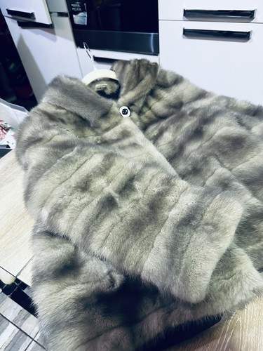 Visone grigio zaffiro taglio - grigio,