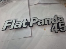 Scritta Logo Sigla  Emblema Fregio Badge. Fiat Panda 45 