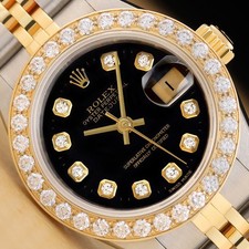 Rolex lady datejust 69173 - datejust, nero