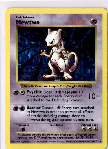 Pokémon mewtwo 010 102 - mewtwo, set