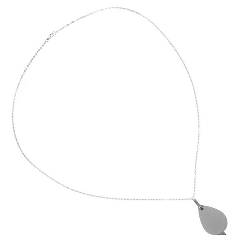 Collana con ciondolo con lente