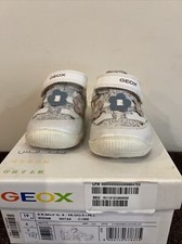 Geox Balu White Girls Shoes