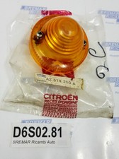 D6S02.81 TRASPARENTE FANALE ANTERIORE GIALLO CITROEN 2 CAVALLI ORIGINALE
