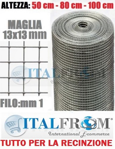 25mt rotolo rete metallica - rotolo,
