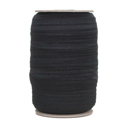 Elastico pieghevole nero - pieghevole,
