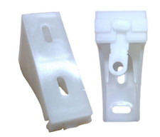 Supporto a levetta 7 cm in plastica Mottura profilo staffa ricambi bastone tenda