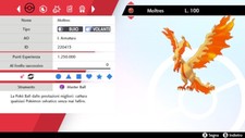 Moltres Galar Ultra Shiny 6IV