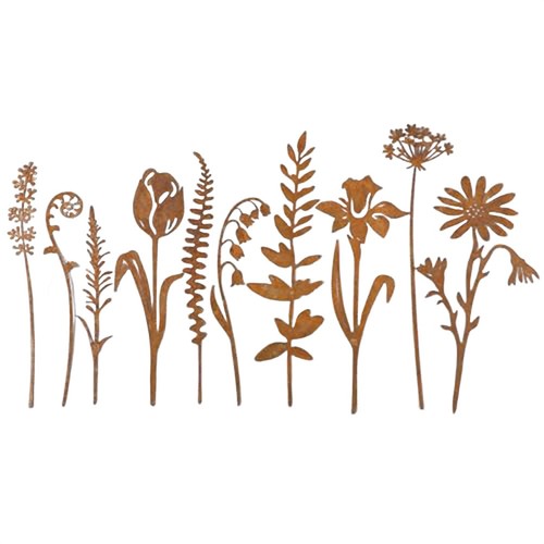 Set fiori metallo - set, da