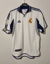 Real Madrid 2000-2001 Home Vintage Football Shirt Jersey Adidas Camiseta Trikot