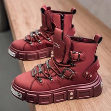 Stivali moto punk metallo - , da