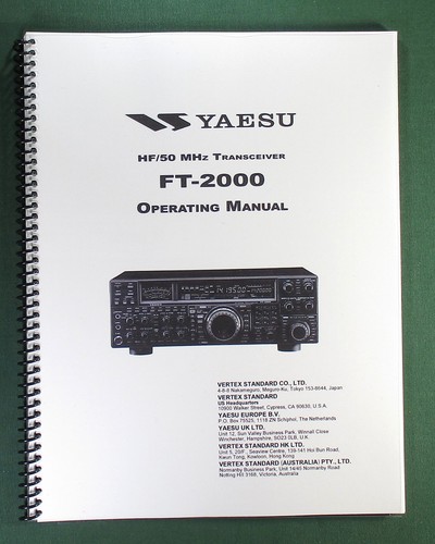 Manuale operativo yaesu - manuale,