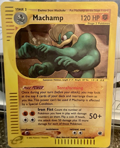 Pokemon tcg machamp 165 - pokemon, 16/165