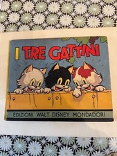 I TRE GATTINI ED.1937 - LIBRO DISNEY ANTEGUERRA - ORIGINALE -