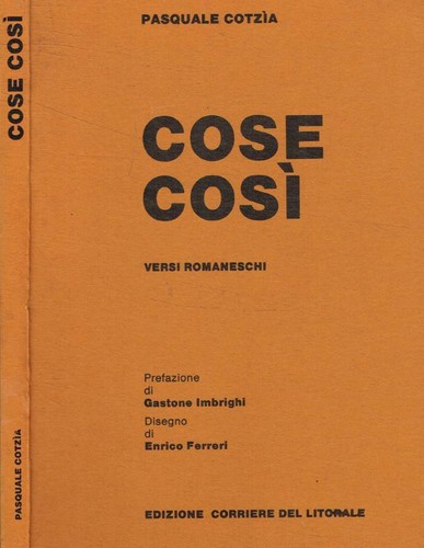 Cose così versi romaneschi - versi,