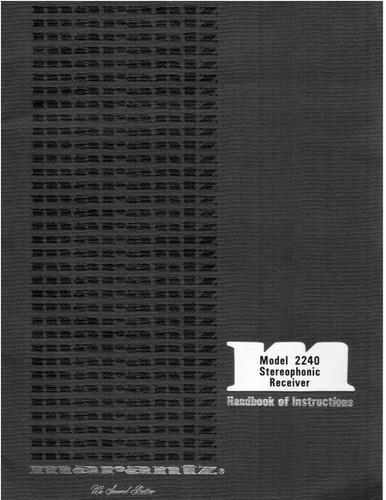 Marantz 2240 receiver owners - 2240,