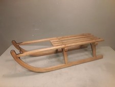 Vecchia Slitta In Legno Di Hickory Originale 