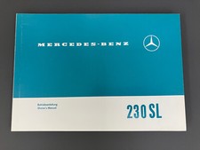 Mercedes Benz w113 230SL Manuale Proprietario Pagoda