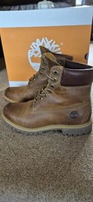 Stivali invernali Timberland 27094 Premium Mid in pelle marrone chiaro Heritage UK7,5