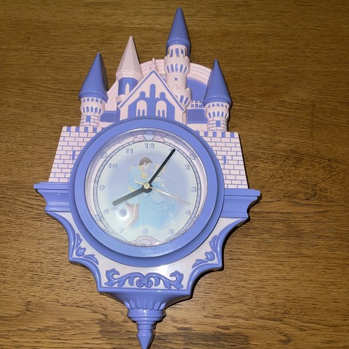 Cinderella plastic wall clock - plastic,
