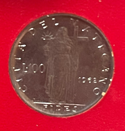 Moneta vaticano 100 - 100, lire