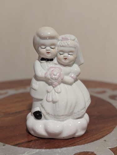 Cake topper ceramica vintage