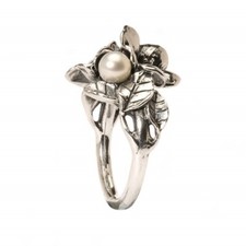 TROLLBEADS TAGRI-00225 Anello Biancospino con Perla Mis. 15 Retail price € 85,00