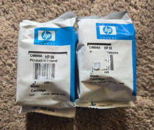 2 HP Black Ink Cartridges