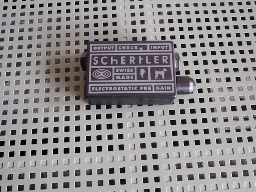 Schertler electrostatic pre - schertler,