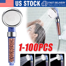 Soffione Doccia Filtrazione Ionica + Spray Portatile Alta Pressione Risparmio Acqua Bagno