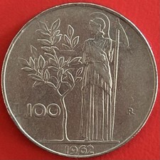 100 LIRE ( 1962 ) • Moneta