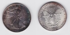 Moneta argento 1 dollaro