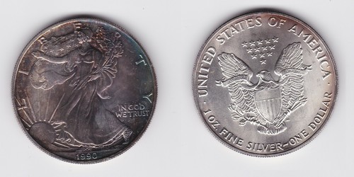 Moneta argento dollaro - argento, 1