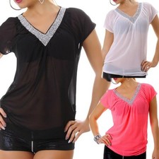 Sexy Miss Donna Chiffon V Top