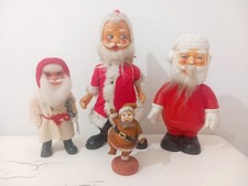 Lotto di 4 Babbo Natale Vintage anni 60/70