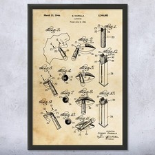 Poster arte da parete brevetto