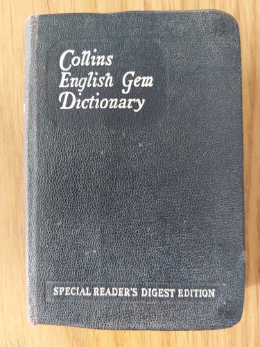 Vtg collins english gem - collins,
