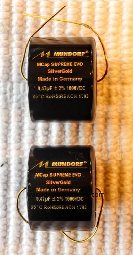 Due condensatori mundorf mcap - condensatori,